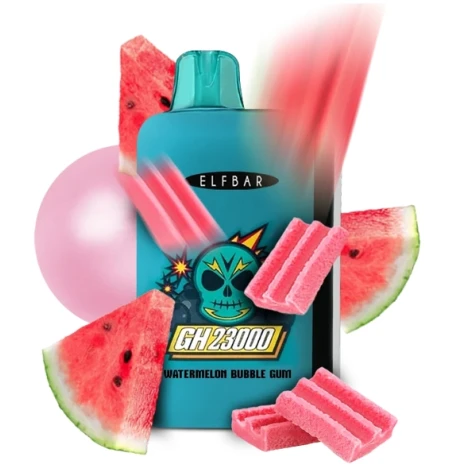 Одноразка Elf Bar GH Watermelon Bubble Gum (Кавун Жуйка) (23000 Затяжок)