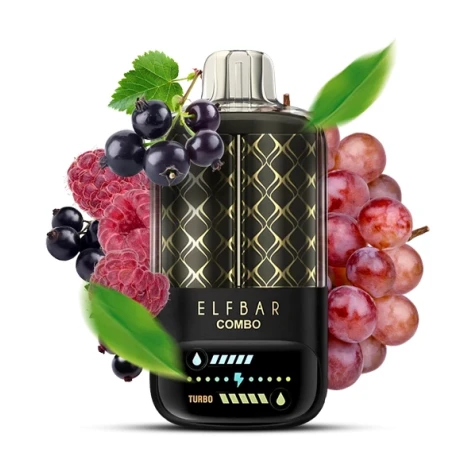 Одноразка Elf Bar Combo Blackcurrant Raspberry Grape (Чорна Смородина Малина Виноград) (25000 Затяжок)