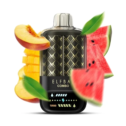 Одноразка Elf Bar Combo Peach Mango Watermelon (Персик Манго Кавун) (25000 Затяжок)