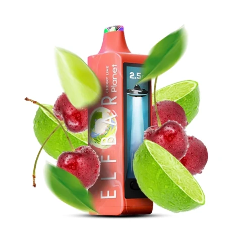 Одноразка Elf Bar Planet Cherry Lime (Вишня Лайм) (25000 Затяжок)