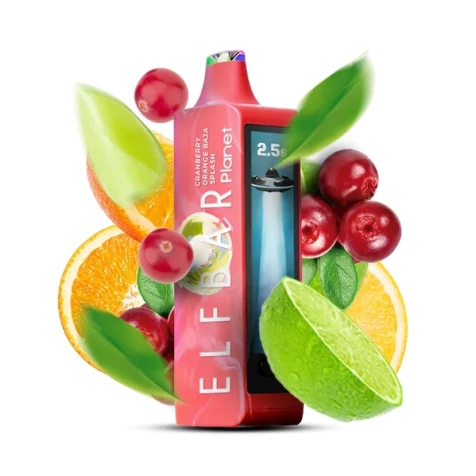 Одноразка Elf Bar Planet Cranberry Orange Baja Splash (Журавлина Апельсин Баджа Сплеш) (25000 Затяжок)