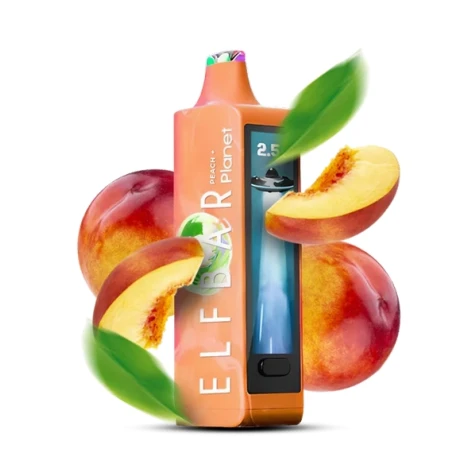 Одноразка Elf Bar Planet Peach (Персик) (25000 Затяжок)
