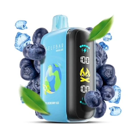 Одноразка Elf Bar RAYA D3 Blueberry Ice (Чорниця Лід) (25000 Затяжок)