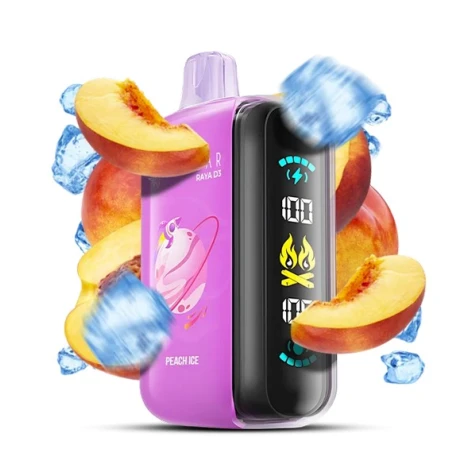 Одноразка Elf Bar RAYA D3 Peach Ice (Персик Лід) (25000 Затяжок)