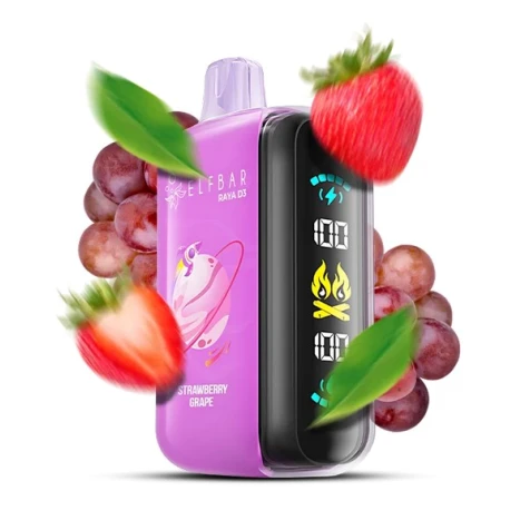 Одноразка Elf Bar RAYA D3 Strawberry Grape (Полуниця Виноград) (25000 Затяжок)