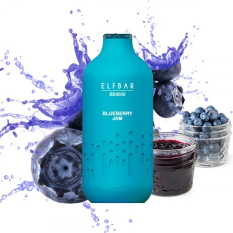 Одноразка Elf Bar BB Blueberry Jam (Черничный Джем) (3000 Затяжек)