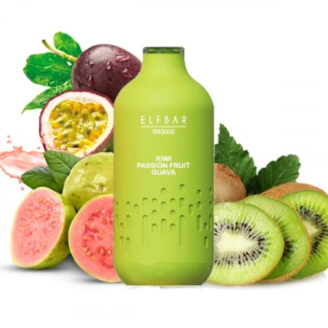Одноразка Elf Bar BB Kiwi Passion Fruit (Киви Маракуйя Гуава) (3000 Затяжек)