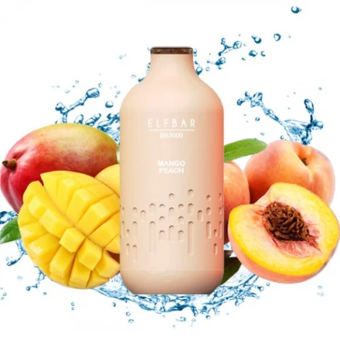 Одноразка Elf Bar BB Mango Peach (Манго Персик) (3000 Затяжок)