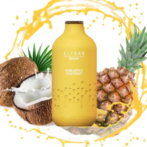 Одноразка Elf Bar BB Pineapple Coconut (Ананас Кокос) (3000 Затяжок)