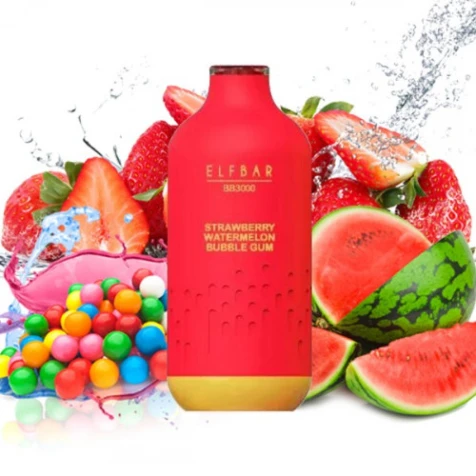 Одноразка Elf Bar BB Watermelon Bubble Gum (Арбуз Бабл Гам) (3000 Затяжек)
