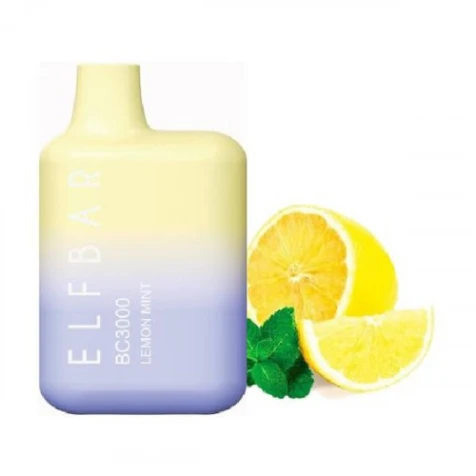 Одноразка Elf Bar BC Lemon Mint (Лимон Мята) (3000 Затяжек)