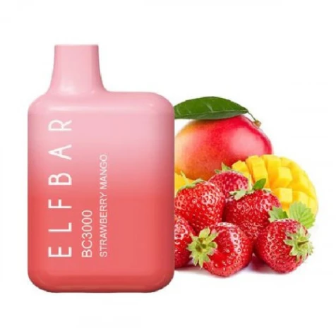 Одноразка Elf Bar BC Strawberry Mango (Полуниця Манго) (3000 Затяжок)