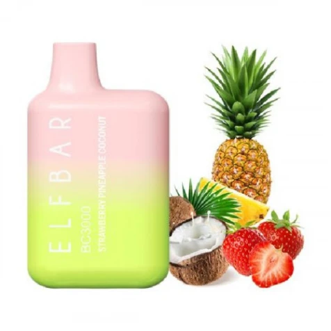 Одноразка Elf Bar BC Strawberry Pineapple Coconut (Клубника Ананас Кокос) (3000 Затяжек)