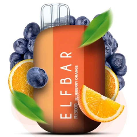 Одноразка Elf Bar Ri Blueberry Orange (Чорниця Апельсин) (3000 Затяжок)
