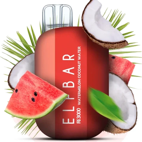 Одноразка Elf Bar Ri Watermelon Coconut Water (Кавун Кокос Вода) (3000 Затяжок)