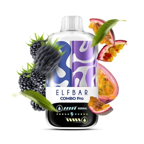 Одноразка Elf Bar Combo Pro Blackberry & Passionfruit (Ожина, Маракуя) (30000 Затяжок)