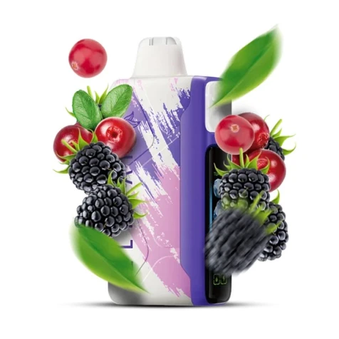 Одноразка Elf Bar Ice King Blackberry Cranberry (Ожина Журавлина) (30000 Затяжок)