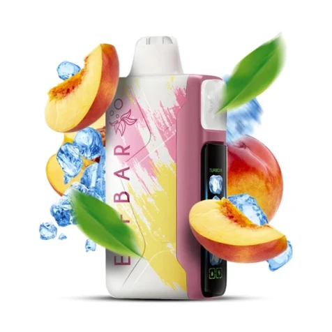 Одноразка Elf Bar Ice King Peach Ice (Персик Лід) (30000 Затяжок)