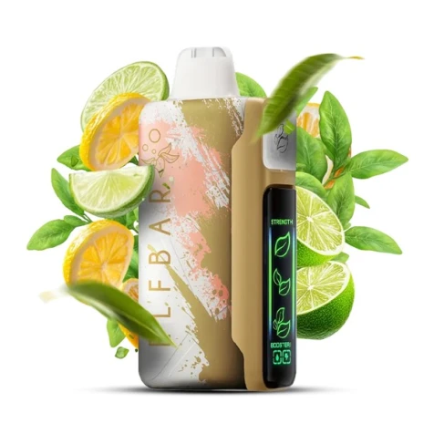 Одноразка Elf Bar Nic King Lemon Lime Ice Tea (Лимон Лайм Лід Чай) (30000 Затяжок)
