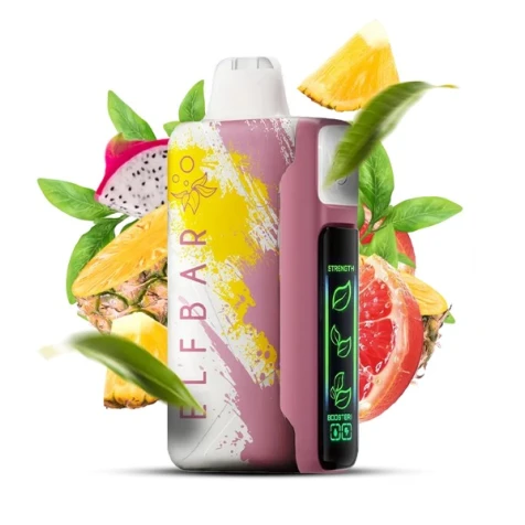Одноразка Elf Bar Nic King Pineapple Dragonfruit Grapefruit (Ананас Питая Грейпфрут) (30000 Затяжок)