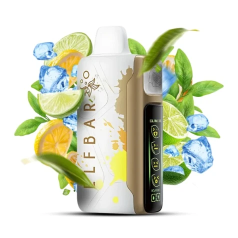 Одноразка Elf Bar Sour King Lemon Lime Ice Tea (Лимон Лайм Лід Чай) (30000 Затяжок)