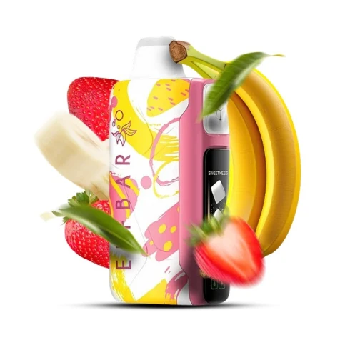 Одноразка Elf Bar Sweet King Strawberry Banana (Полуниця Банан) (30000 Затяжок)