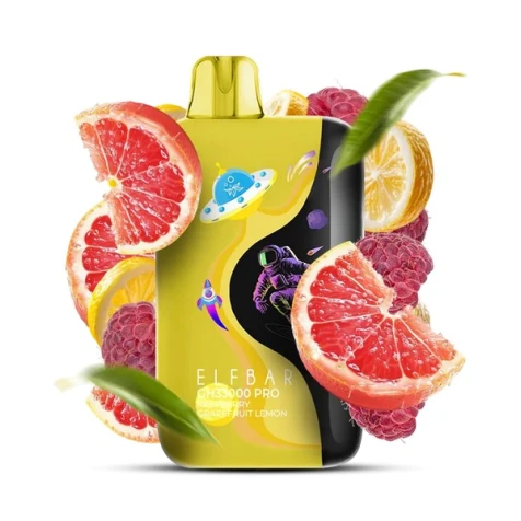 Одноразка Elf Bar GH Pro Raspberry Grapefruit Lemon (Малина Грейпфрут Лимон) (33000 Затяжок)