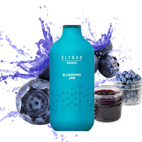 Одноразка Elf Bar BB  Blueberry Jam (Чорничний Джем) (3500 Затяжок)