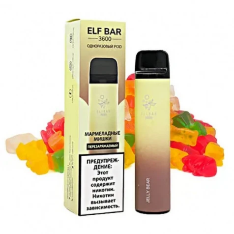 Одноразка Elf Bar Jelly Bear (Мармеладные Мишки) (3600 Затяжек)