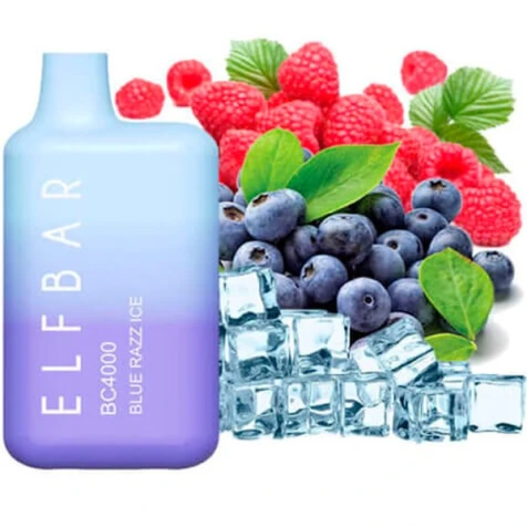 Одноразка Elf Bar BC Blue Razz Ice (Блу Разз Лід) (4000 Затяжок)