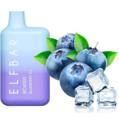 Одноразка Elf Bar BC Blueberry Ice (Чорниця Лід) (4000 Затяжек)