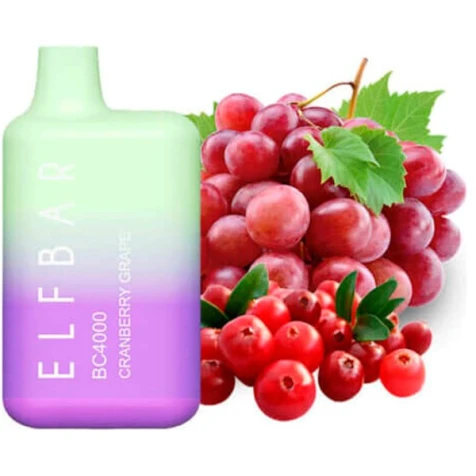 Одноразка Elf Bar BC Cranberry Grape (Клюква Виноград) (4000 Затяжек)