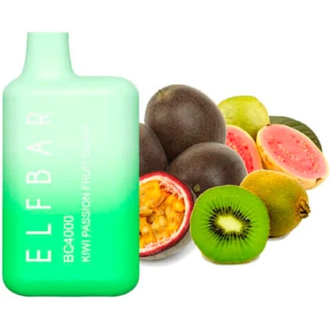 Одноразка Elf Bar BC Kiwi Passion Fruit Guava (Киви Маракуйя Гуава) (4000 Затяжек)