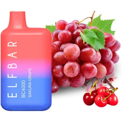 Одноразка Elf Bar BC Sakura Grape (Сакура Виноград) (4000 Затяжок)