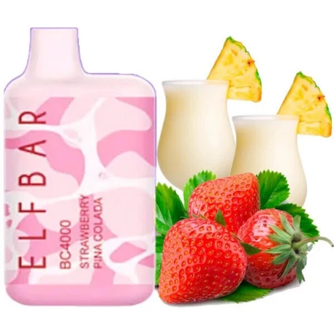 Одноразка Elf Bar BC Strawberry Pina Colada (Полуниця Піна Колада) (4000 Затяжок)