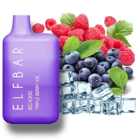 Одноразка Elf Bar BC Triple Berry Ice (Тріпл Ягода Лід) (4000 Затяжок)