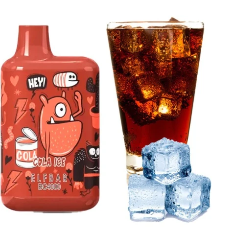 Одноразка Elf Bar BС Cola Ice (Кола Лед) (4000 Затяжек) (Limited Edition)