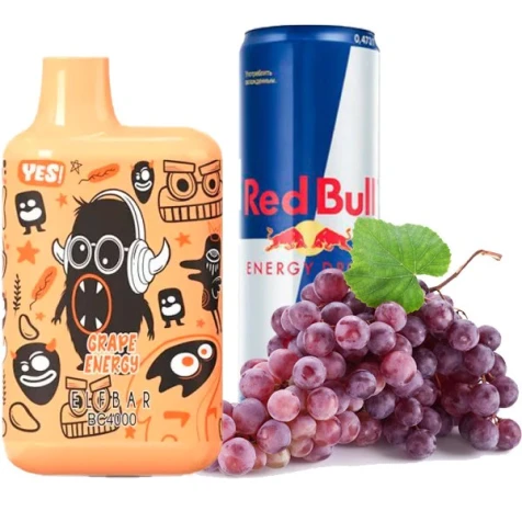Одноразка Elf Bar BС Grape Energy (Виноградный Энергетик) (4000 затяжек) (Limited Edition)