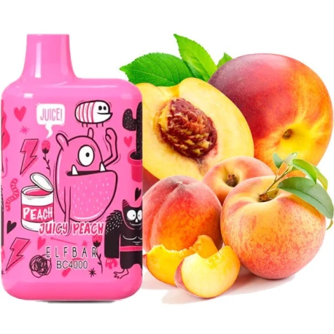 Одноразка Elf Bar BС Juicy Peach (Сочный Персик) (4000 Затяжек) (Limited Edition)