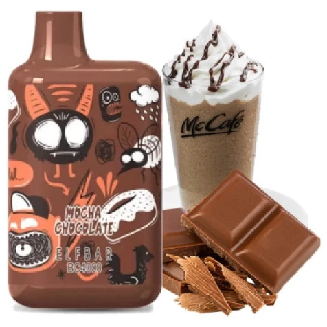 Одноразка Elf Bar BС Mocha Chocolate (Мокко Шоколад) (4000 Затяжек) (Limited Edition)