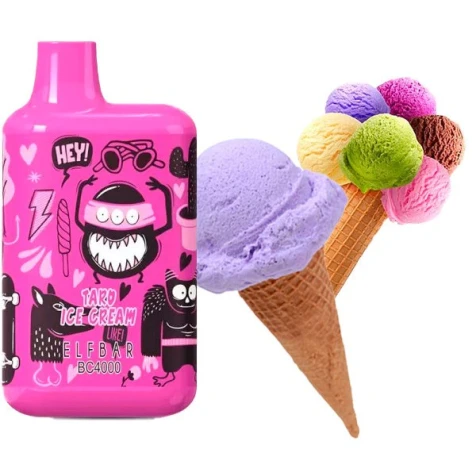 Одноразка Elf Bar BС Taro Ice Cream (Таро Мороженое) (4000 затяжек) (Limited Edition)