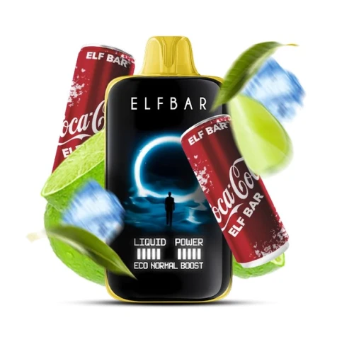 Одноразка Elf Bar Moon Night Cola Lime (Кола Лайм) (40000 Затяжок)