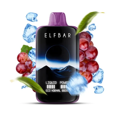 Одноразка Elf Bar Moon Night Grape Ice (Виноград Лёд) (40000 Затяжек)