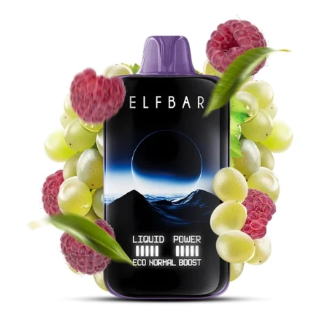 Одноразка Elf Bar Moon Night Grape Raspberry (Виноград Малина) (40000 Затяжок)
