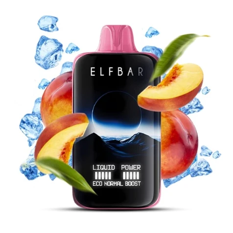 Одноразка Elf Bar Moon Night Peach Ice (Персик Лід) (40000 Затяжок)