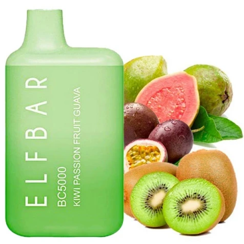 Одноразка Elf Bar BC Kiwi Passion Fruit Guava (Ківі Маракуя Гуава) (5000 Затяжок)