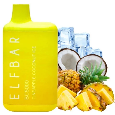 Одноразка Elf Bar BC Pineapple Coconut Ice (Ананас Кокос Лід) (5000 Затяжок)