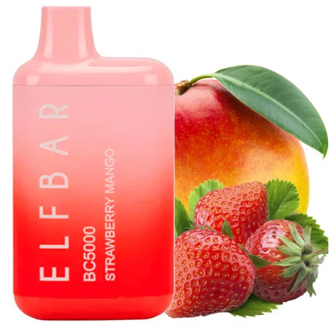 Одноразка Elf Bar BC Strawberry Mango (Клубника Манго) (5000 Затяжек)
