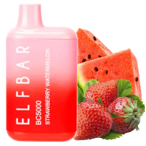 Одноразка Elf Bar BC Strawberry Watermelon (Полуниця Кавун) (5000 Затяжок)