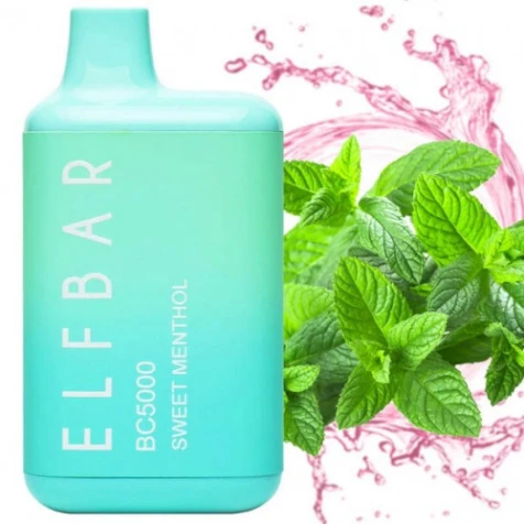 Одноразка Elf Bar BC Sweet Menthol (Сладкий Ментол) (5000 Затяжек)